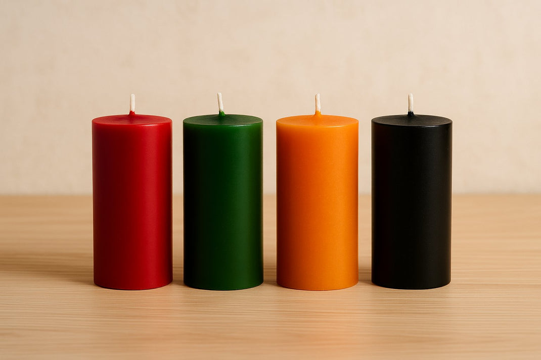 Bougies colorées