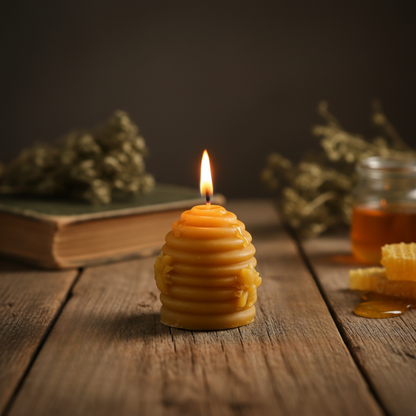 Bougie Ruche en cire d'abeille - La Fabrique de l'Abeille