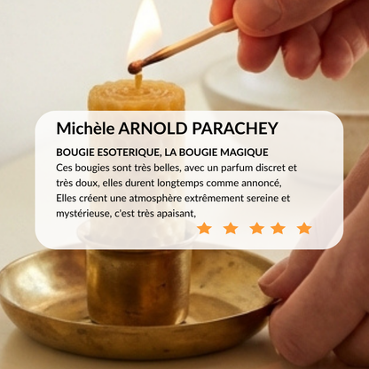 Ensemble de bougies de méditation en cire d'abeille - Avis clients - La Fabrique de l'Abeille