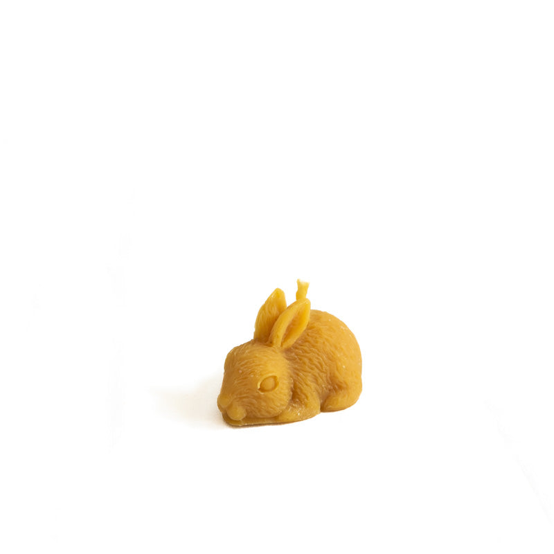 Bougie lapin en cire d'abeille - La Fabrique de l'Abeille