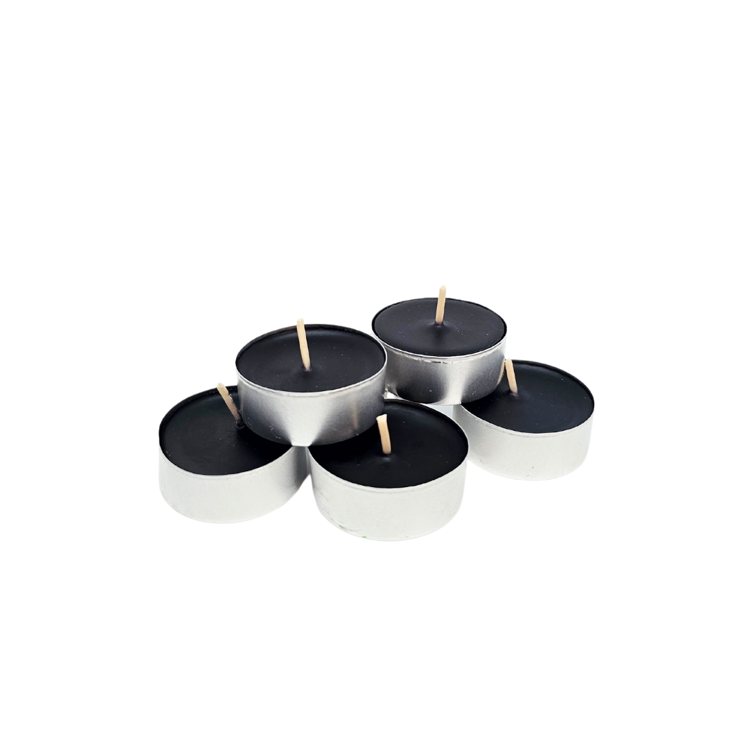 lot Bougie chauffe-plat noir